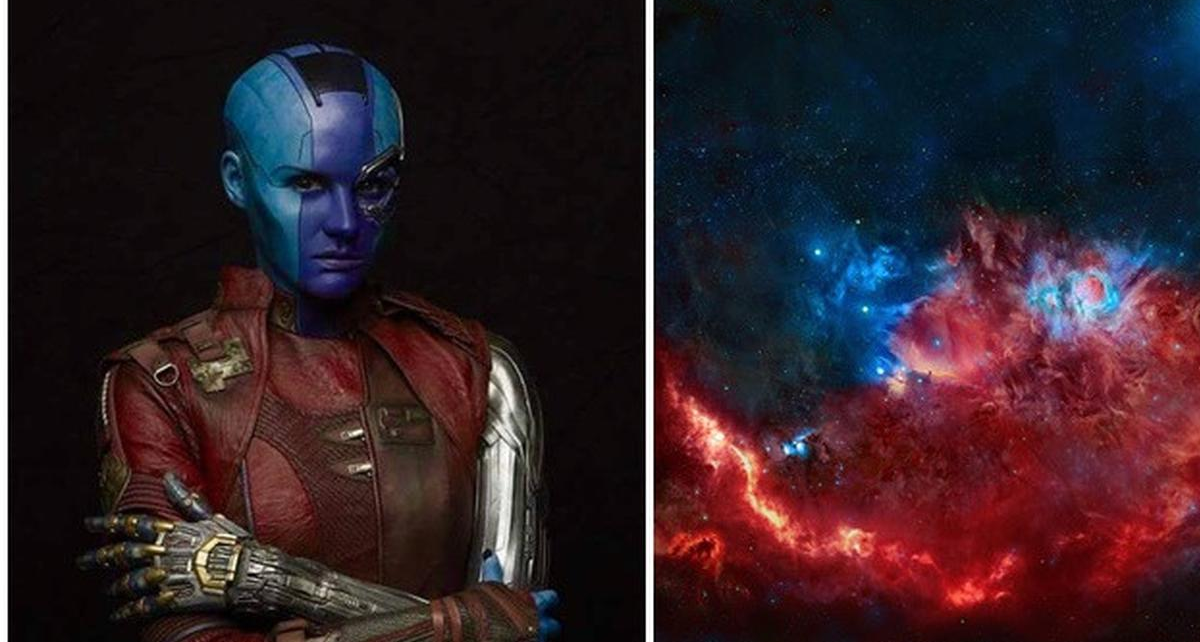 7 Potret Cocoklogi Kostum Nebula Avengers vs Galaksi Nebula Ini Mirip Banget