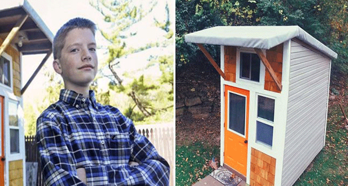 Bocah 13 Tahun ini Mampu Membangun Rumahnya Sendiri