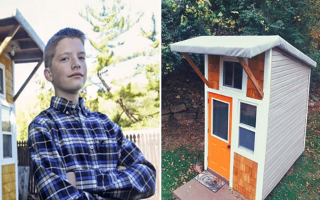 Bocah 13 Tahun ini Mampu Membangun Rumahnya Sendiri